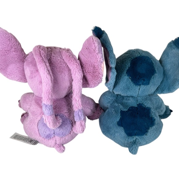 Disney Store Lilo and Stitch Angel & Stitch Plush Set Stuffed Animal Toy 15" - Picture 2 of 8